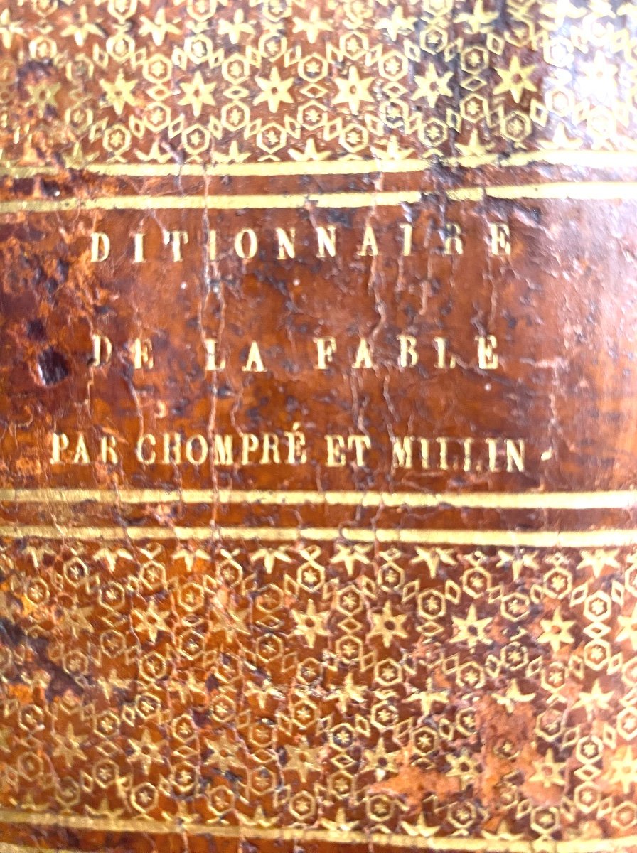 " Dictionnaire Portatif De La Fable" Pour l'Intelligence Des Poêtes , Par Chompré Augmenté 1801-photo-6