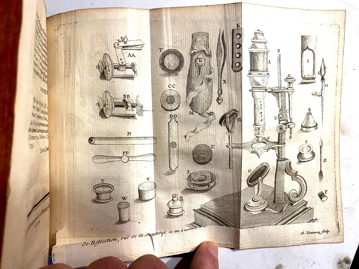 "nouvelles Observations Microscopiques " Par Needham , Avec 8 Figures ; A Paris 1750 . Un Vol.-photo-4