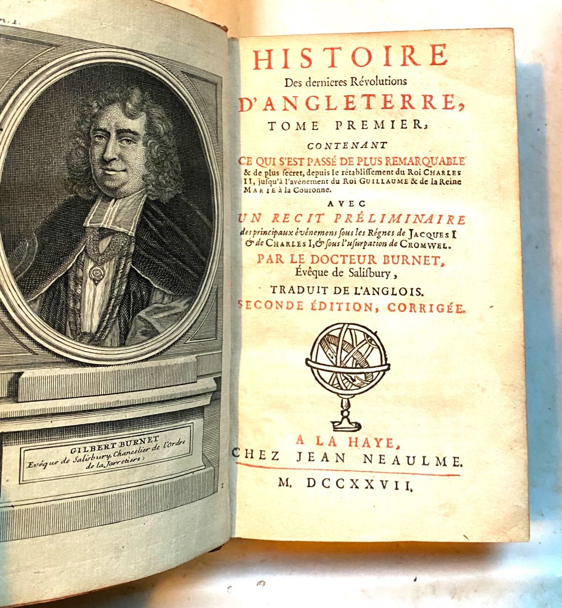 4 Beau Vol. Illustrés: l'Histoire Des Dernières Révolutions d'Angleterre Par Le Dr. Burnet 18èm-photo-3