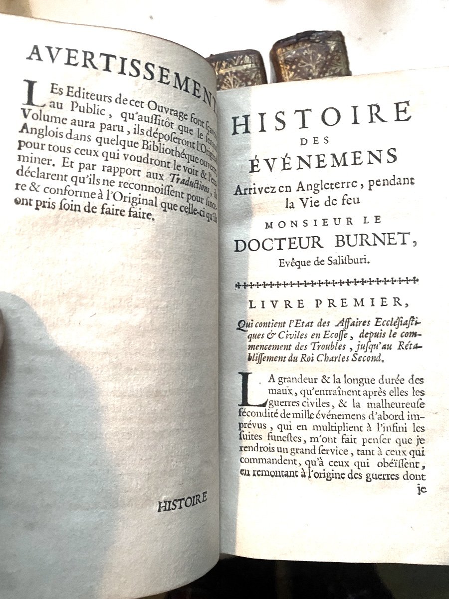 4 Beau Vol. Illustrés: l'Histoire Des Dernières Révolutions d'Angleterre Par Le Dr. Burnet 18èm-photo-7