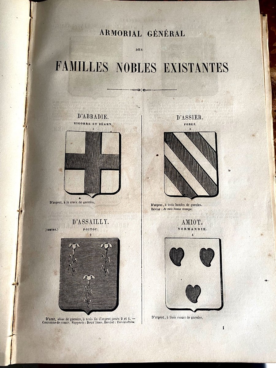 La Science Du Blason Accompagnée Par Un Armorial Général Par M. Le Vicomte De Magny ,paris 1843-photo-3