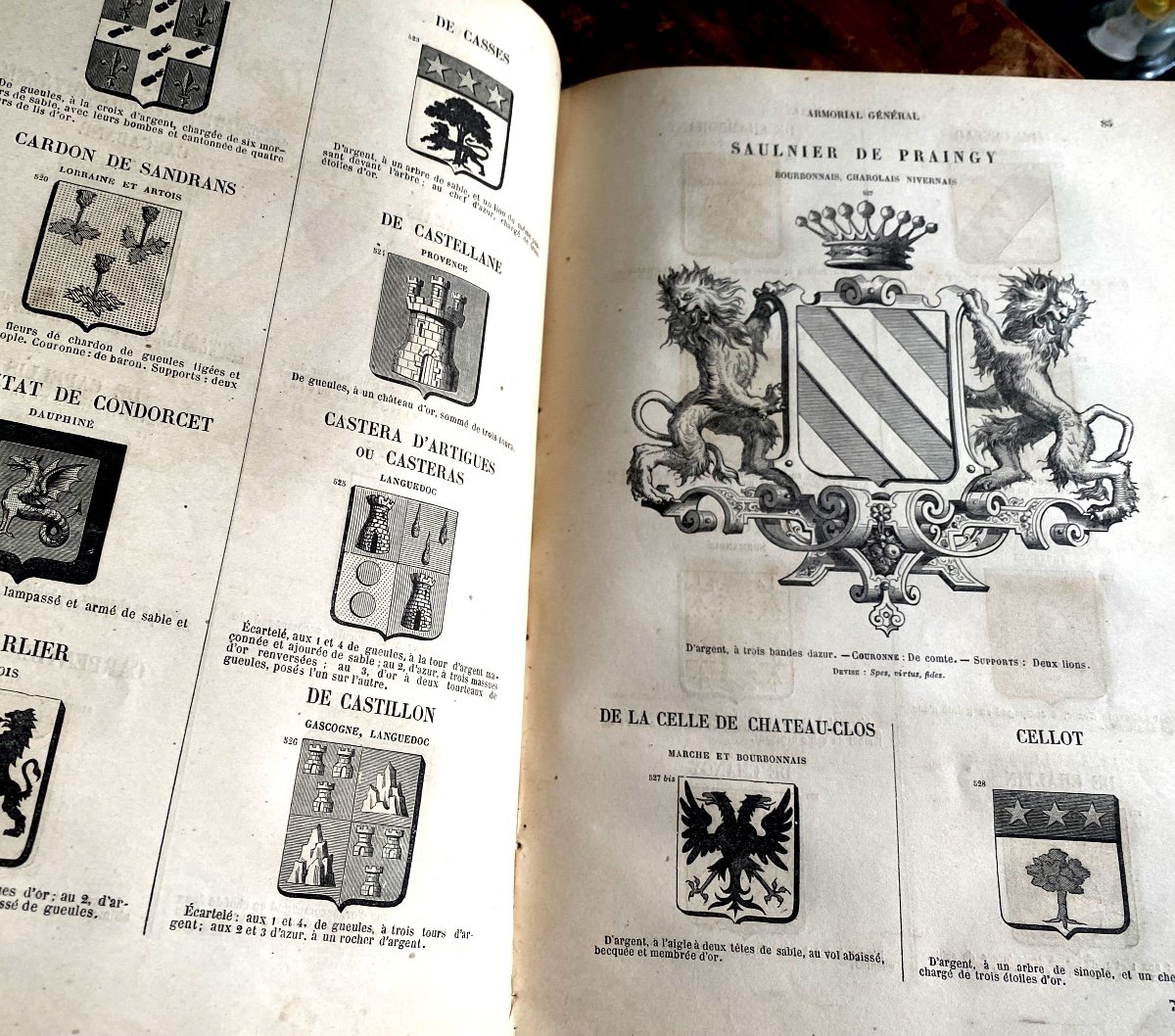 La Science Du Blason Accompagnée Par Un Armorial Général Par M. Le Vicomte De Magny ,paris 1843-photo-8