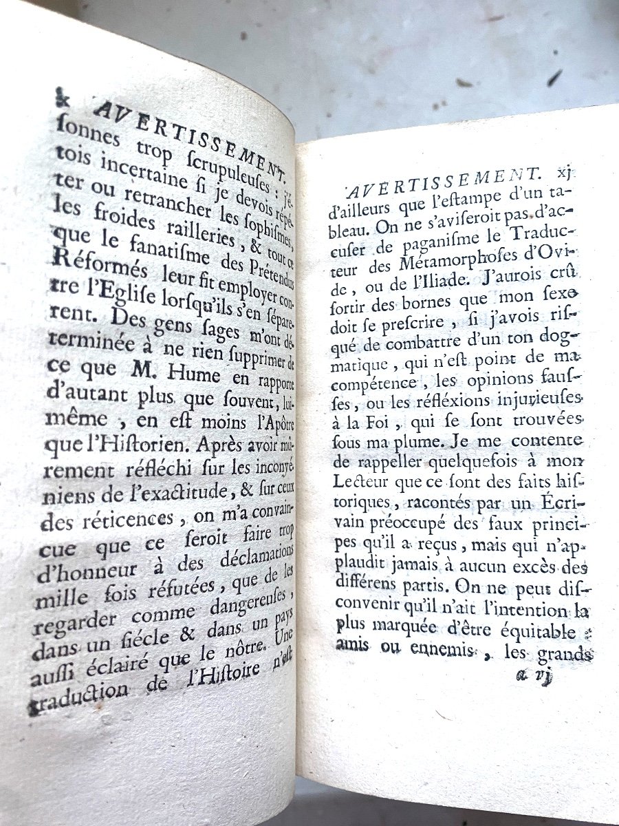 De La Bibliothèque De La Princesse De Condé "Histoire De La Maison De Tudor Par David Hume 1763-photo-7