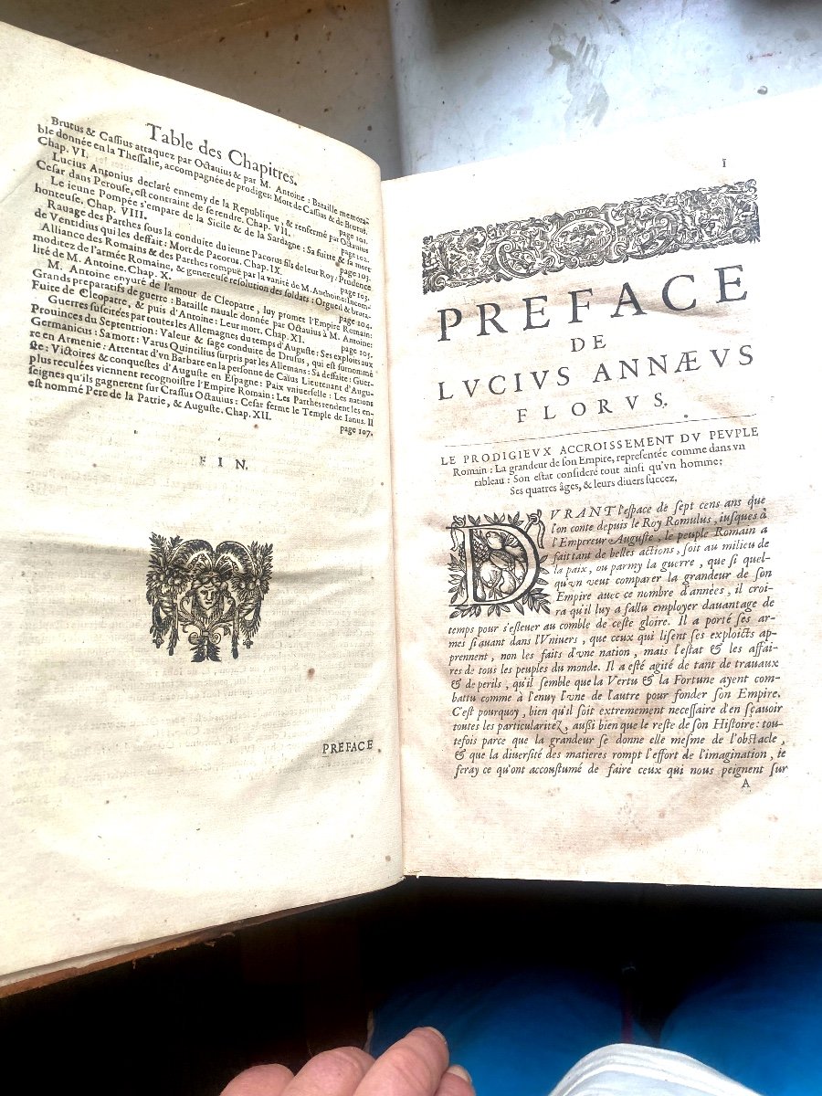 Superbe Infolio De 1637 ,  à Paris , Histoire Romaine" Par F.n. Coeffeteau , Chez N. & J. Coste-photo-6