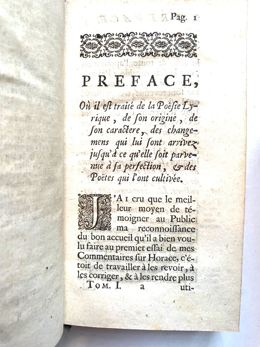 Magnificent Series In 10 Vols. "works Of Horace;; With Notes, Mr Dacier; Amsterdam. 1727-photo-4