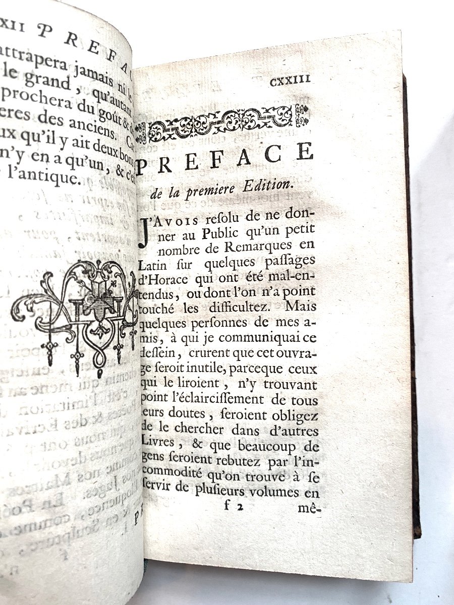 Magnificent Series In 10 Vols. "works Of Horace;; With Notes, Mr Dacier; Amsterdam. 1727-photo-1