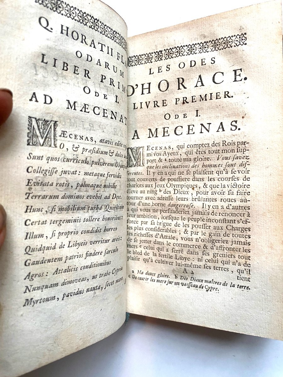 Magnificent Series In 10 Vols. "works Of Horace;; With Notes, Mr Dacier; Amsterdam. 1727-photo-2