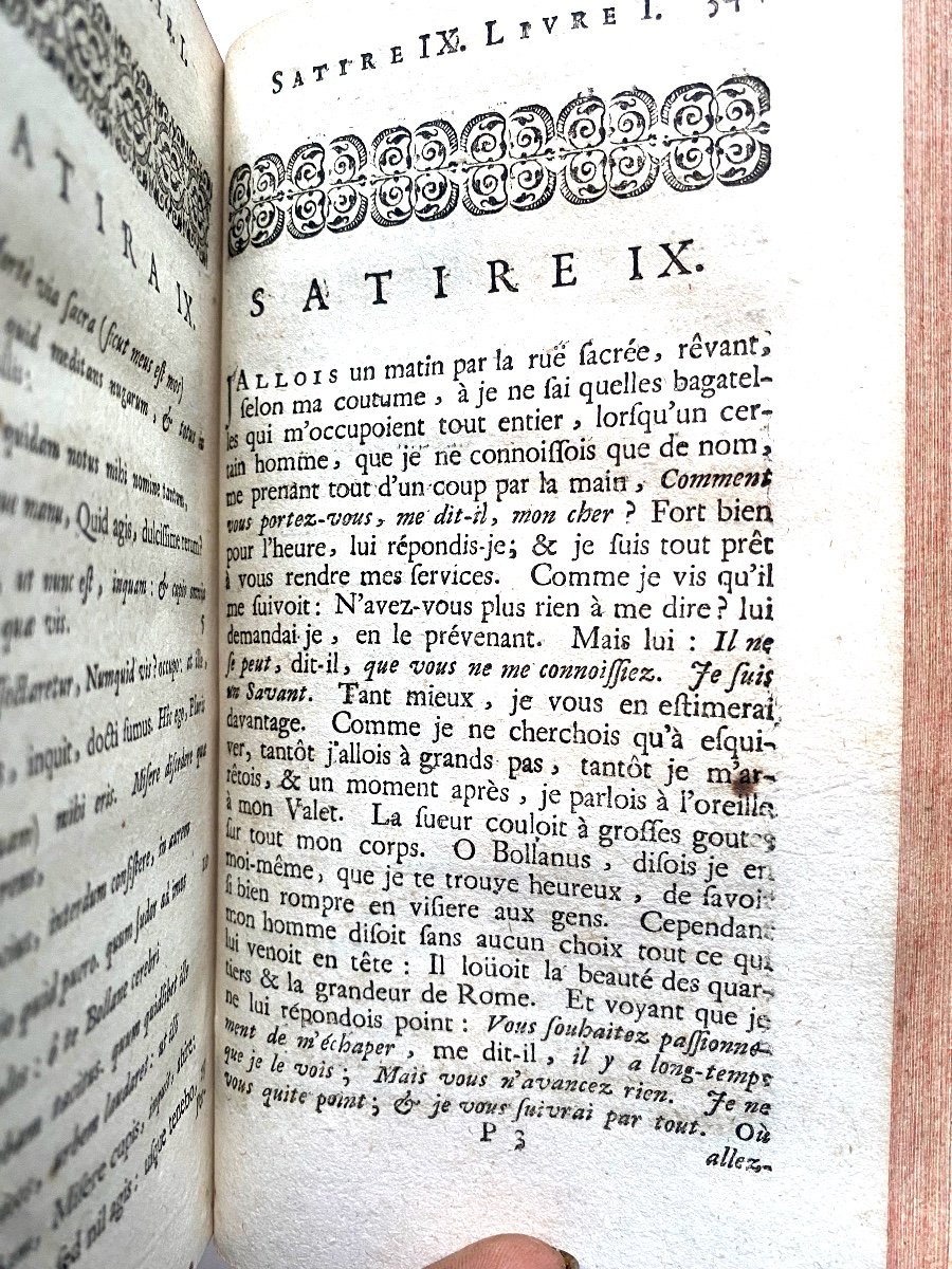 Magnificent Series In 10 Vols. "works Of Horace;; With Notes, Mr Dacier; Amsterdam. 1727-photo-4