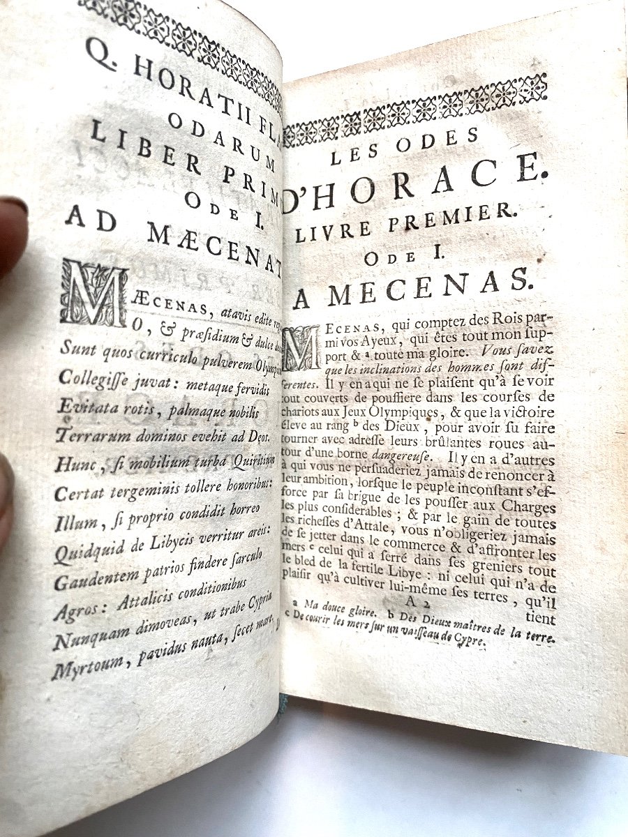 Magnificent Series In 10 Vols. "works Of Horace;; With Notes, Mr Dacier; Amsterdam. 1727-photo-5