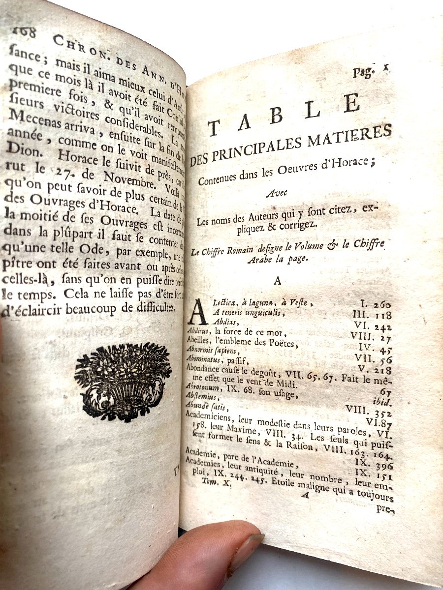 Magnificent Series In 10 Vols. "works Of Horace;; With Notes, Mr Dacier; Amsterdam. 1727-photo-7