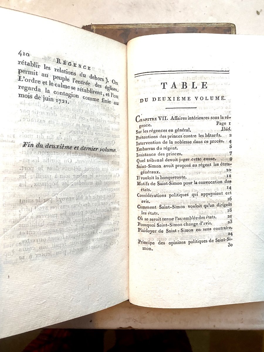 Posthumous Works Of Marmontel: “regency Of The Duke Of Orleans” 2 Vol. In 8, In Paris Year XIII-1805-photo-8