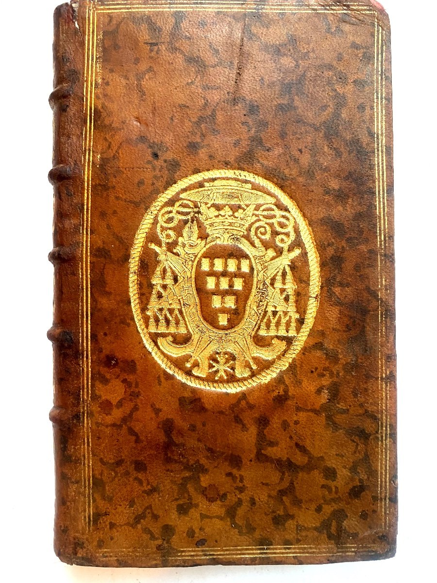 Livre Aux Armes De l'Aumonier De Louis XV 1773 ,certitude Des Preuves Du Christianisme .bergier