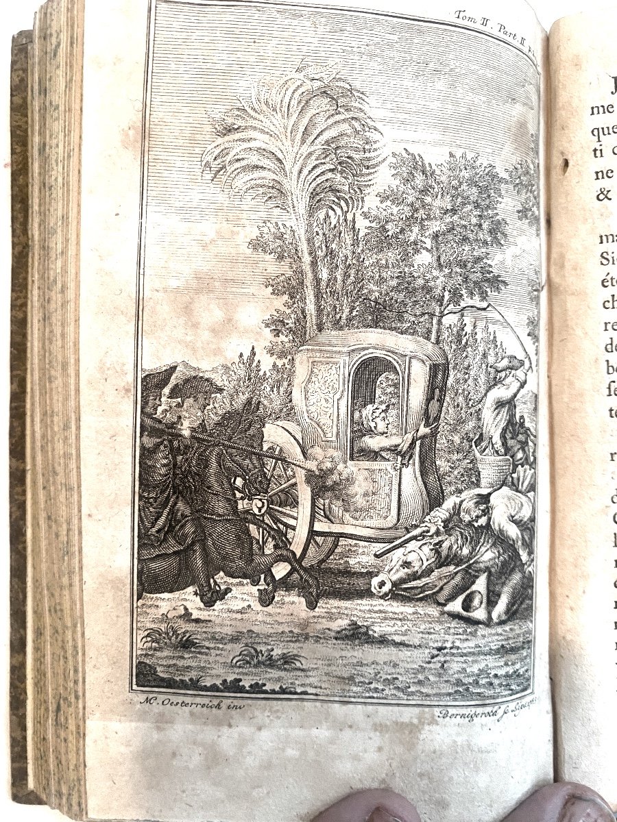 2 Vol. In 12 " Le Soldat Parvenu Ou Mémoires Et Aventures De Mr De Verval " . A Dresde ,1758-photo-6