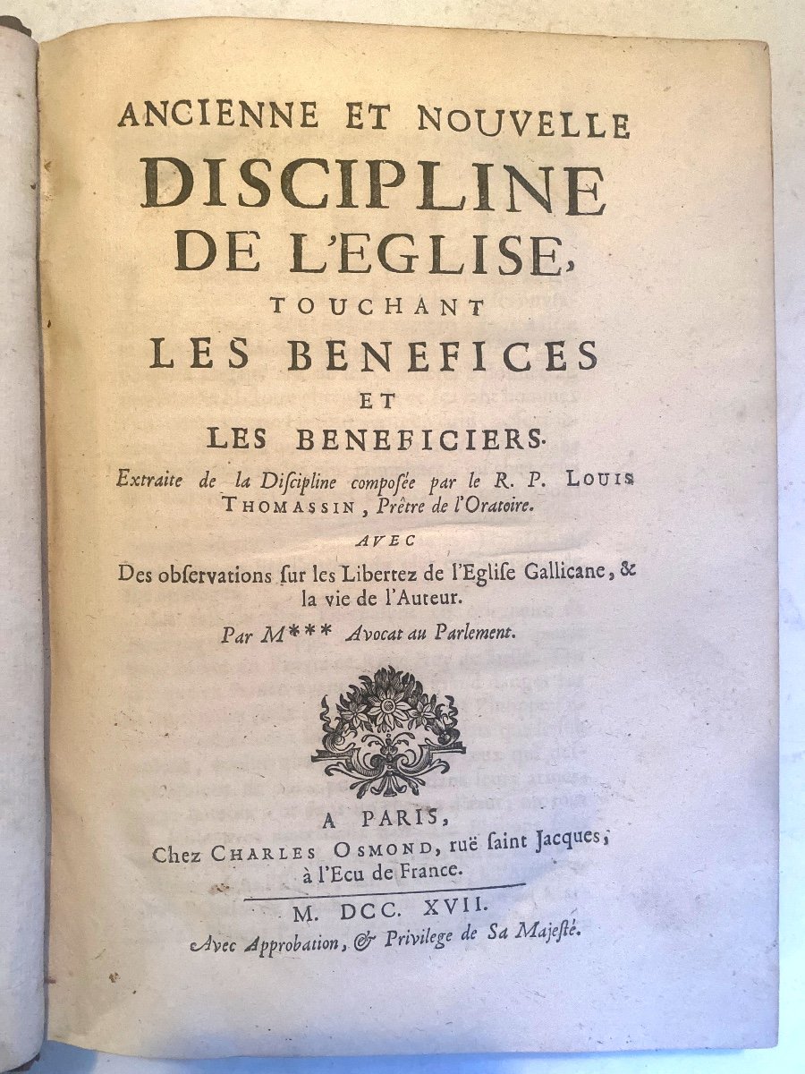 Bel In 4 With Arms: "old And New Discipline Of The Church Affecting The Benefits".1717-photo-3