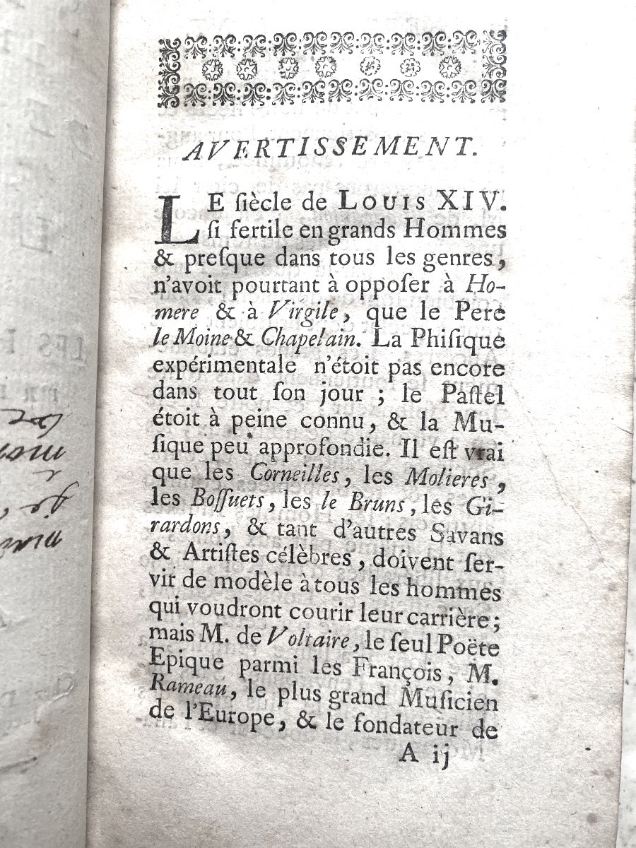 Beau Volume In 12 , 2  Tomes " Siècle Littéraire De Louis XV Ou Lettres Sur Les Hommes Célèbres-photo-2