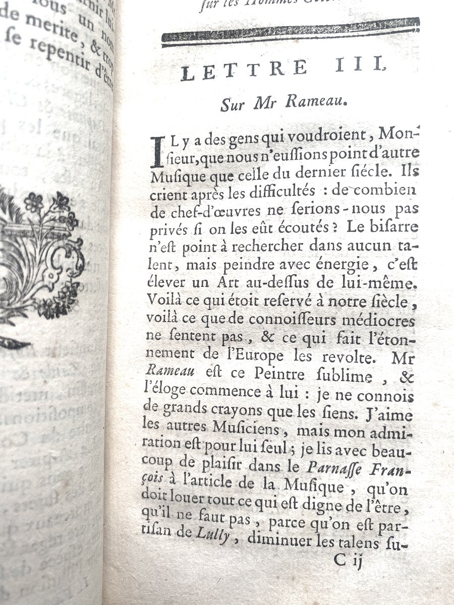 Beau Volume In 12 , 2  Tomes " Siècle Littéraire De Louis XV Ou Lettres Sur Les Hommes Célèbres-photo-7