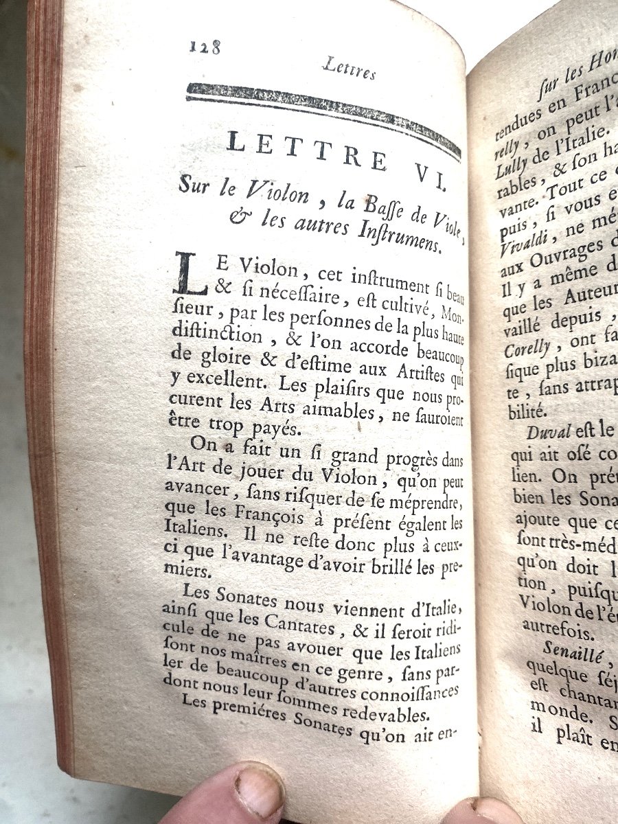 Beau Volume In 12 , 2  Tomes " Siècle Littéraire De Louis XV Ou Lettres Sur Les Hommes Célèbres-photo-8