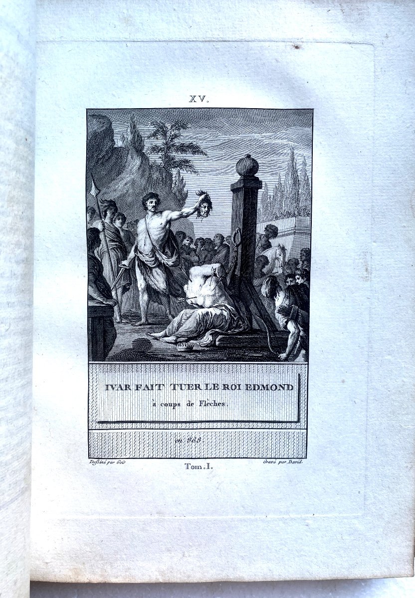 "Histoire d'Angleterre Représentée Par Figures ": En 2 Vol. In 4, De 1784 , Par David, à Paris.-photo-4