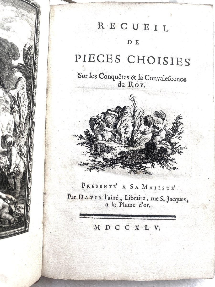 Rare Et Précieuse édition Originale De Voltaire : Recueil Des Pièces Choisies Sur Les Conquêtes-photo-3