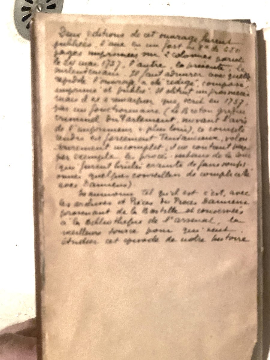  4 Vol. Rare Bel Exemplaire "Pièces Originales & Procédures Du Procès Fait à R.F. Damiens. 1752-photo-1