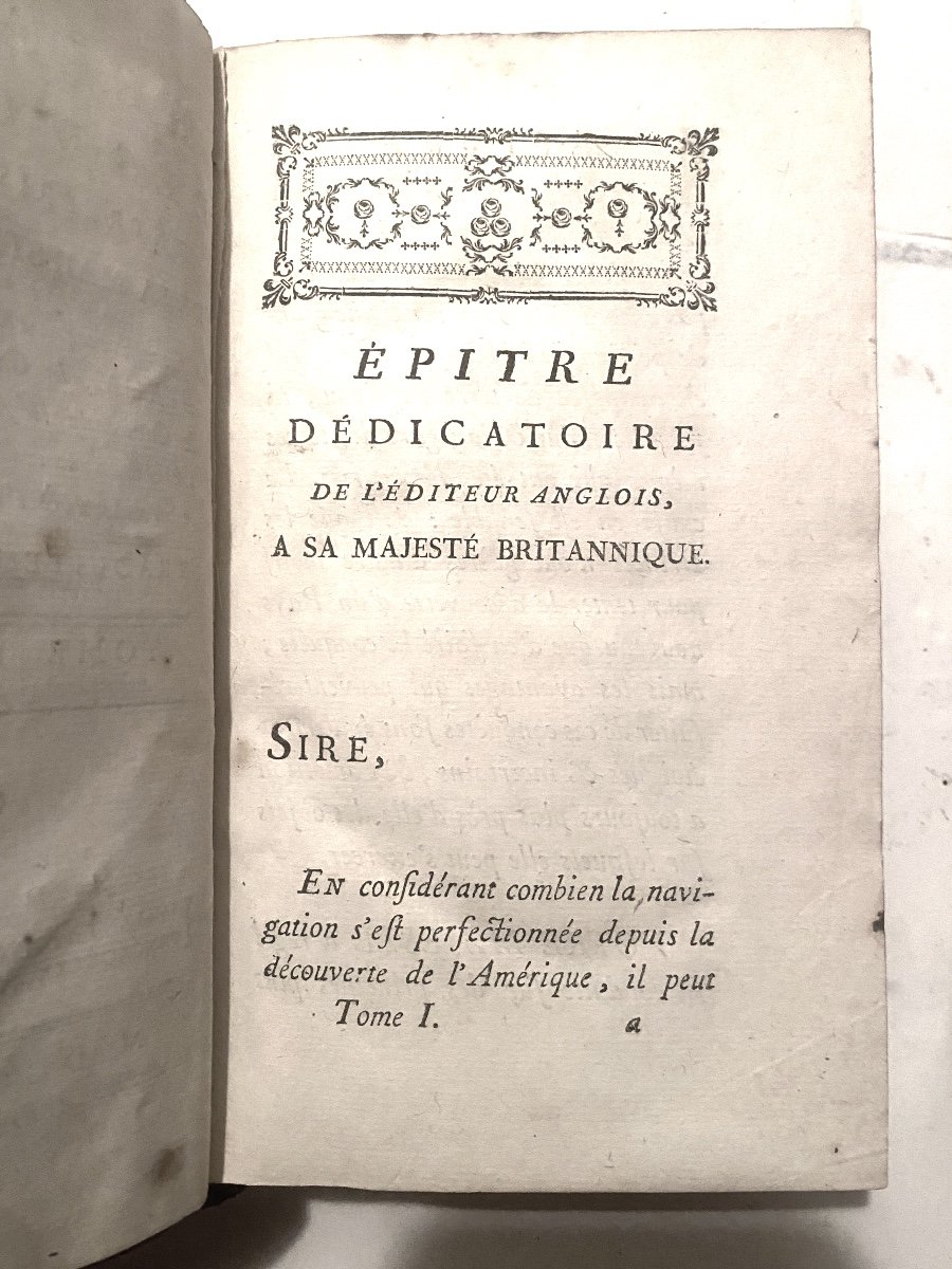 Relation Des Voyages Entrepris Par Ordre De Sa Majesté Britannique 4forts Vol. In 8 .paris 1774-photo-1