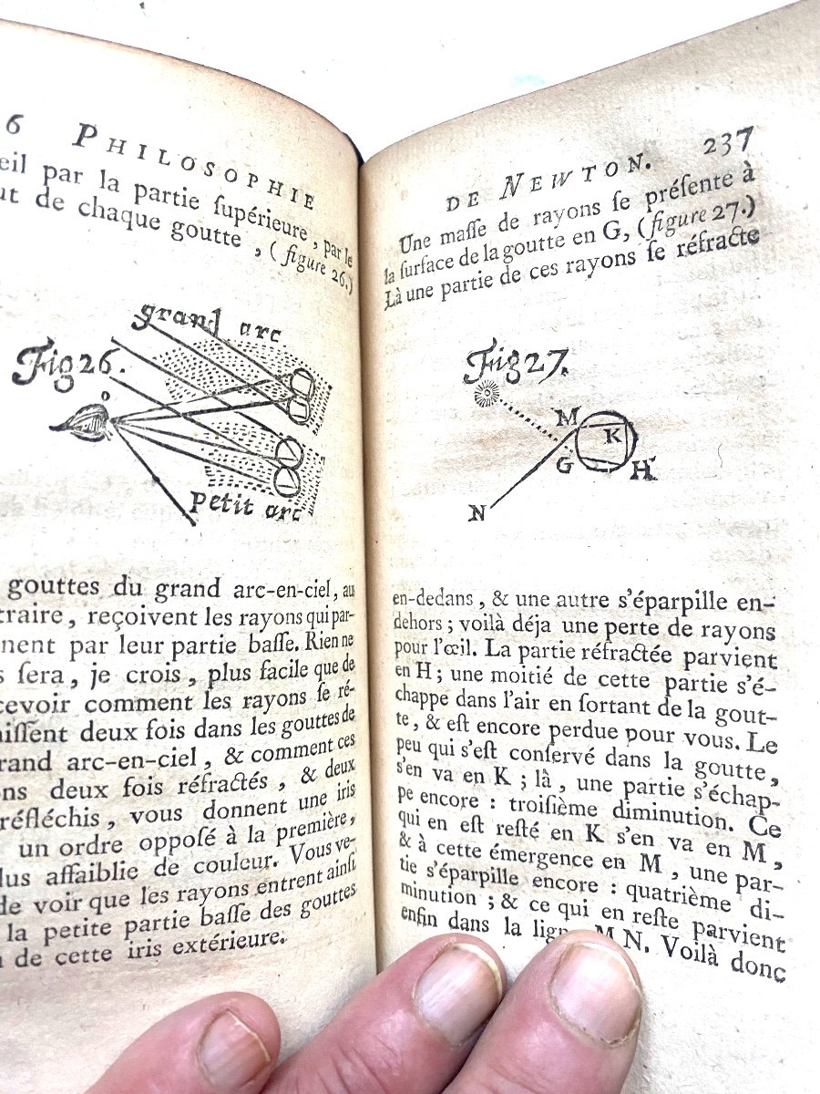 "elements Of Newton's Philosophy" Divided, 3 Parts, Monsieur De Voltaire In Neuchatel 1772-photo-4