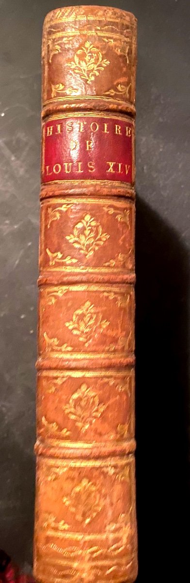 In 4 De 1740 Veau Blond Glacé "histoire De La Vie Et Du Règne De Louis XIV"; B De La Martinière