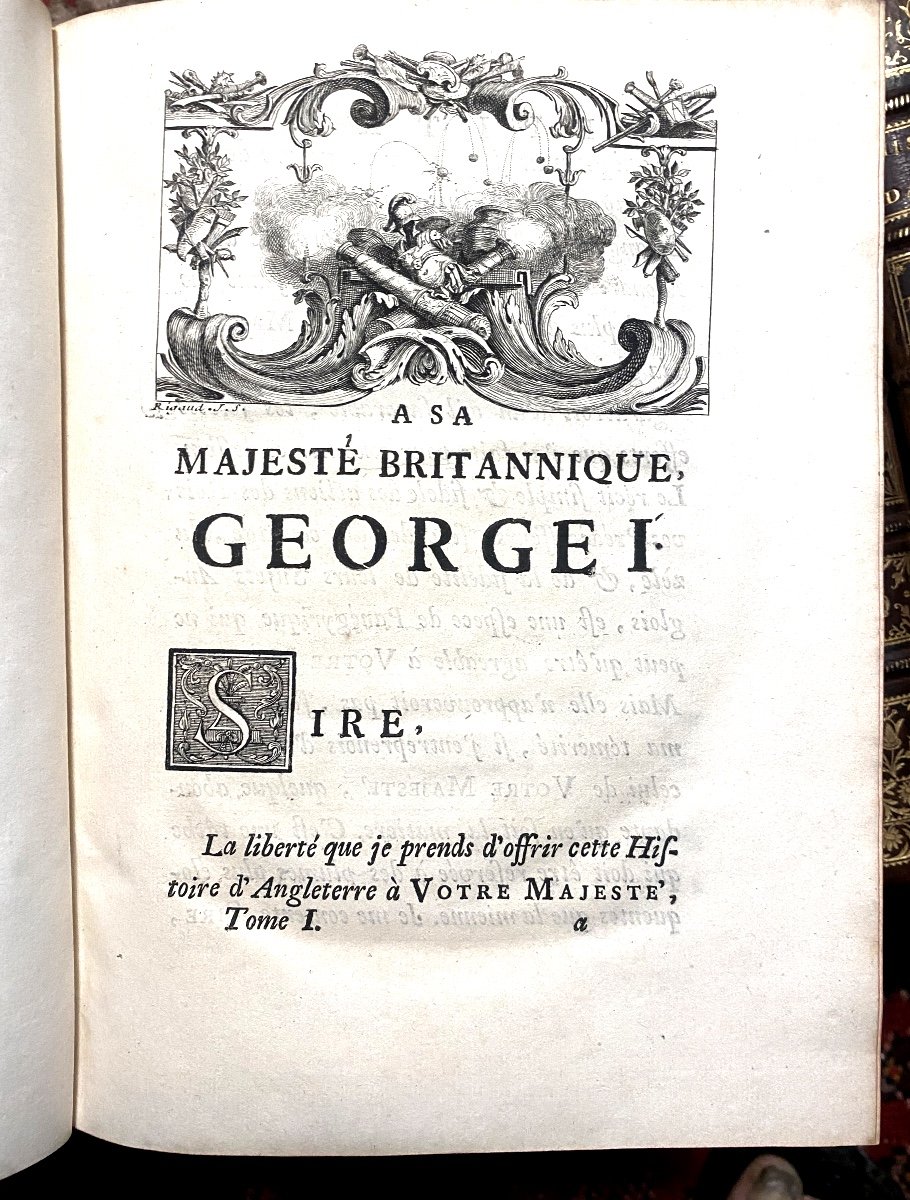 Rare A l'état De Neuf 16 Vol.in4 "histoire d'Angleterre "par M. Rapin De Thoyras  Nle .ed. 1749-photo-1