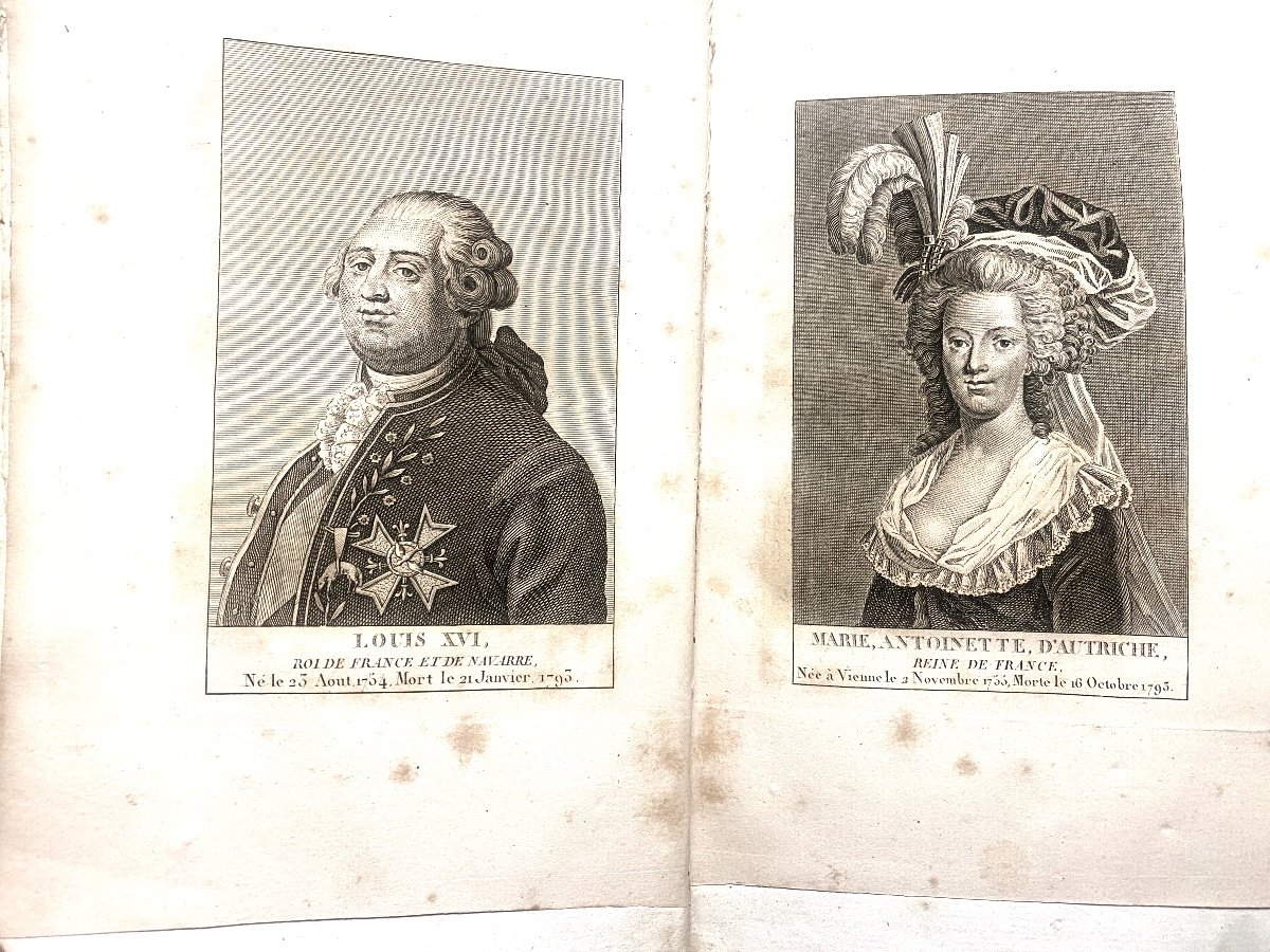 Très Rare In 8 Du Procès De Louis XVI , De Marie Antoinette , Marie Elisabeth Et Phi. d'Orléans-photo-8