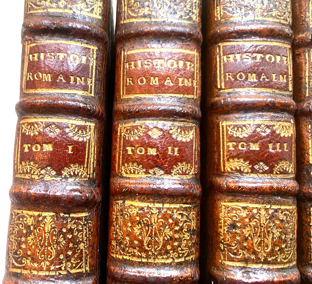 Beautiful Complete Copy In 6 Volumes In 12, "roman History" By Laurent Echard. Paris 1728-photo-7