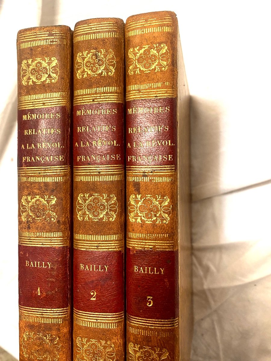 Bailly's Memoirs On The French Revolution With Notes By Ms. Berville And Barrière. 1821-photo-2