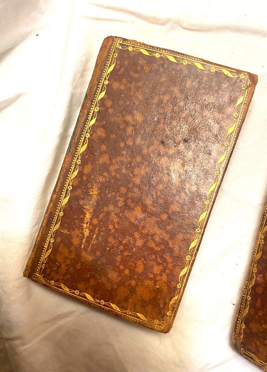   In A Beautiful Period Binding In 8 Volumes. In 16: "various Works Of Florian". Year 9 To 1806-photo-3