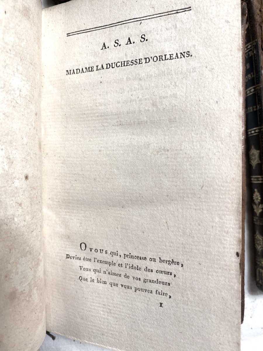   In A Beautiful Period Binding In 8 Volumes. In 16: "various Works Of Florian". Year 9 To 1806-photo-8