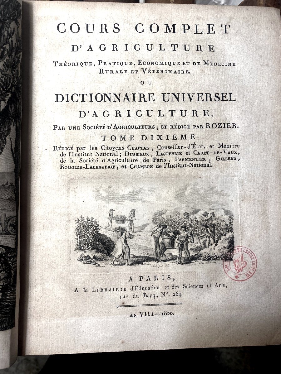 Cour Complet d'Agriculture, Ou Dictionnaire Universel d'Agriculture ; Rédigé Par l'Abbé Rozier-photo-3