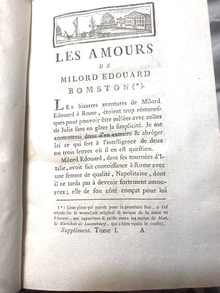 Rare En 7 Volumes In 8 état De Neuf: "Oeuvres Posthumes De Jean-jacques Rousseau" A Genève 1781-photo-2