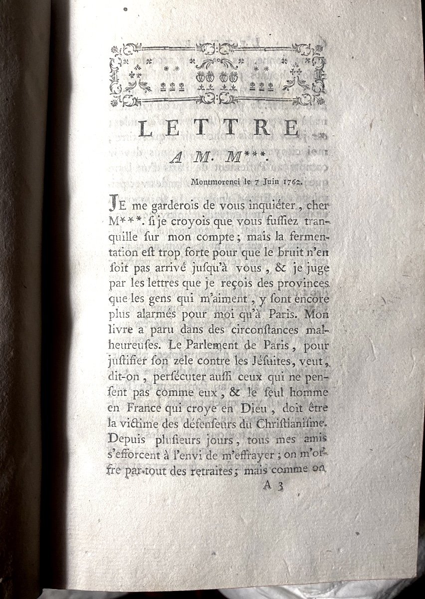 Rare En 7 Volumes In 8 état De Neuf: "Oeuvres Posthumes De Jean-jacques Rousseau" A Genève 1781-photo-8