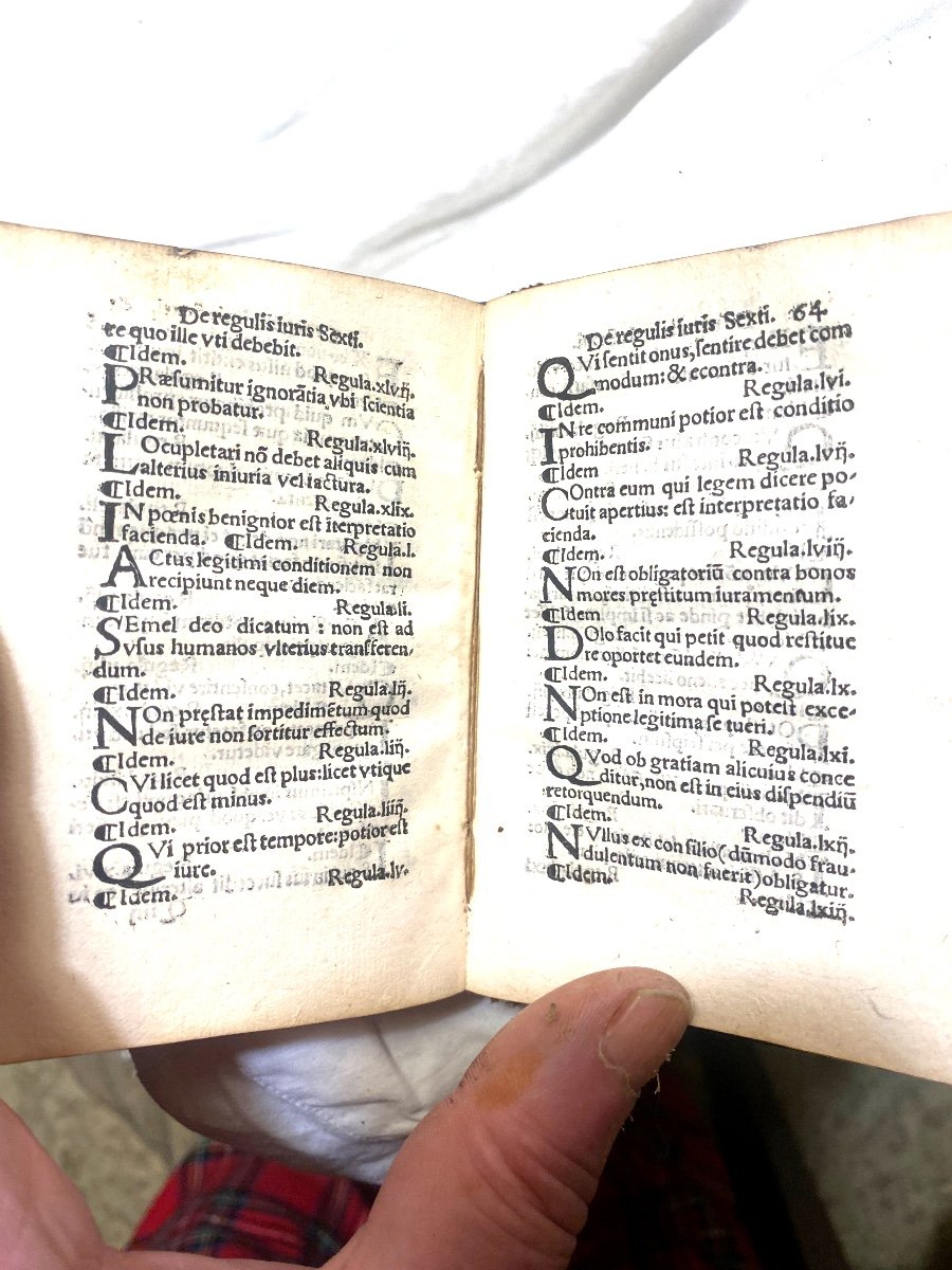 Très Rare Petit Incunable Vers 1500 : In Hoc Enchiridio dans Sa Reliure De La Fin Du 15 /16 ème-photo-7