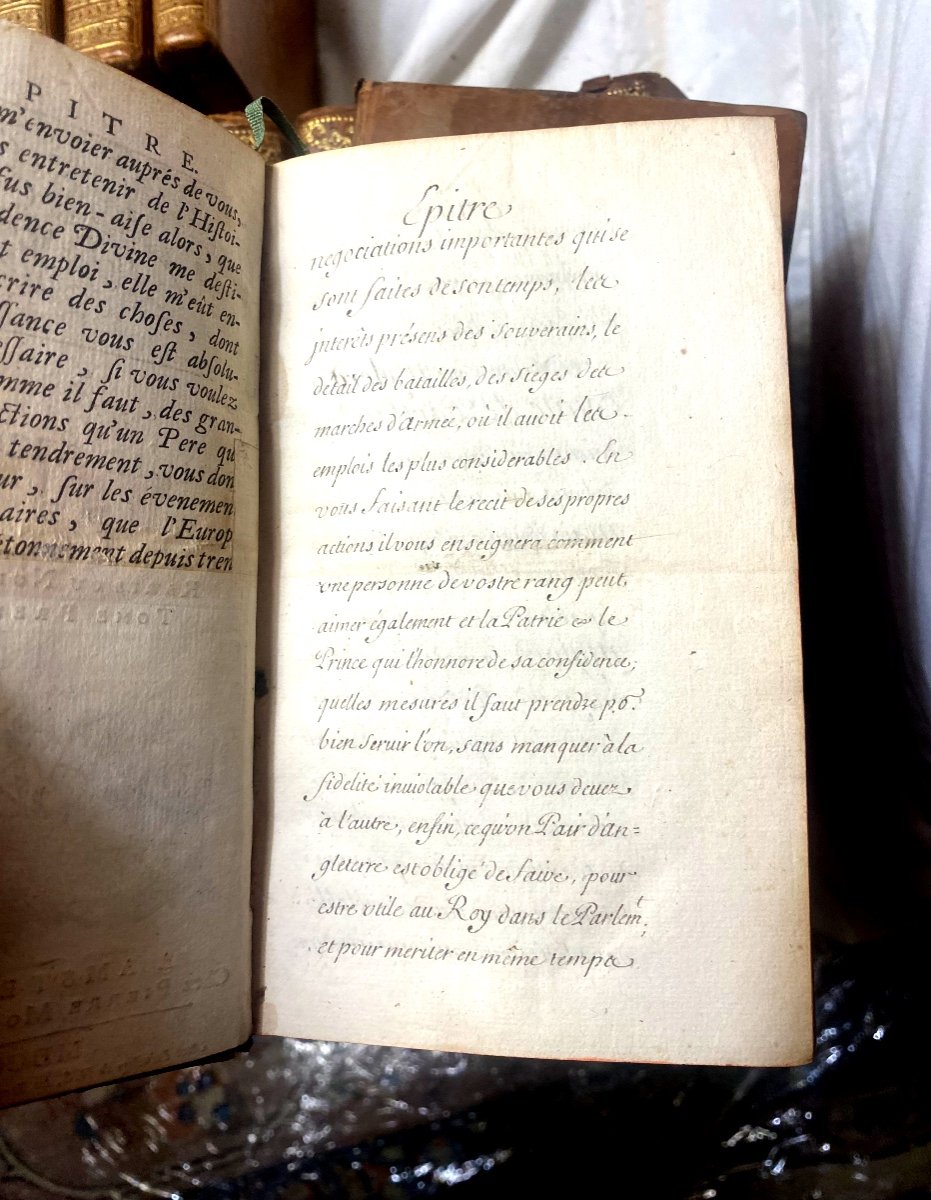 Rare : 19 Volumes In 12 ,Amsterdam  1702/11: "Histoire  Du Règne De Louis XIII" De M. Le Vassor-photo-2