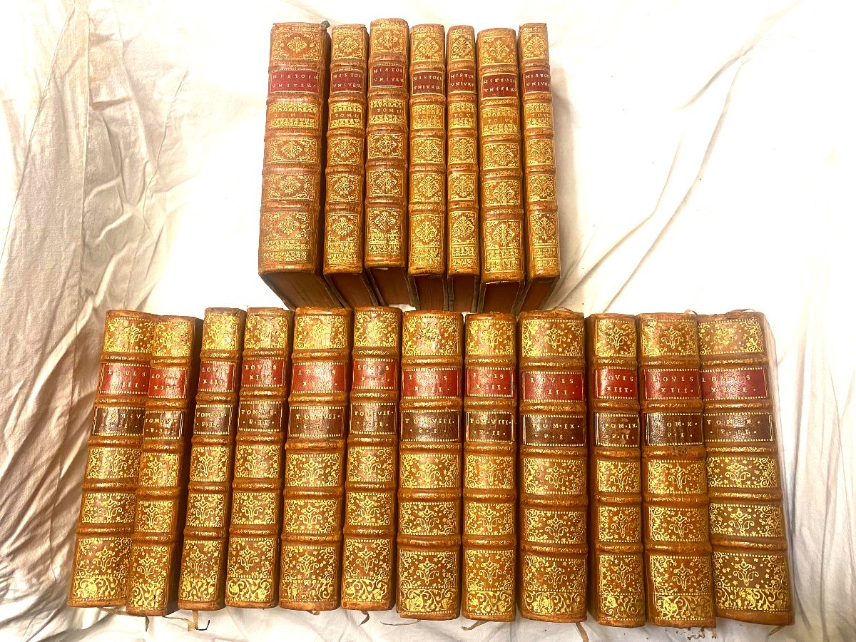 Rare : 19 Volumes In 12 ,Amsterdam  1702/11: "Histoire  Du Règne De Louis XIII" De M. Le Vassor