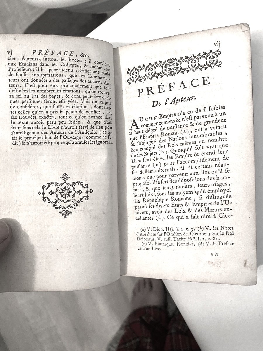 A Beautiful Volume In 12: Abridged Explanation Of The Customs And Ceremonies Of The Romans”. Paris 18th-photo-4