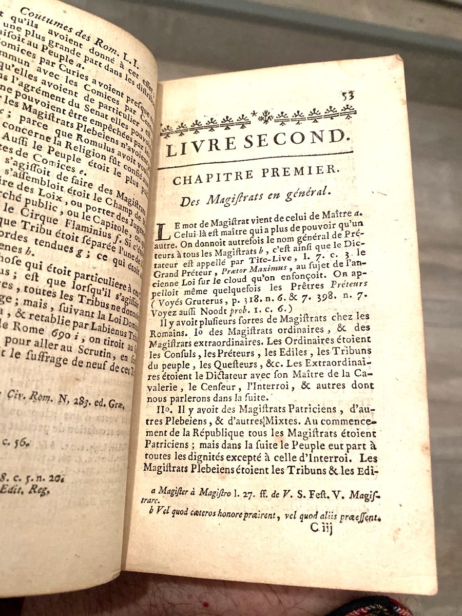 A Beautiful Volume In 12: Abridged Explanation Of The Customs And Ceremonies Of The Romans”. Paris 18th-photo-8