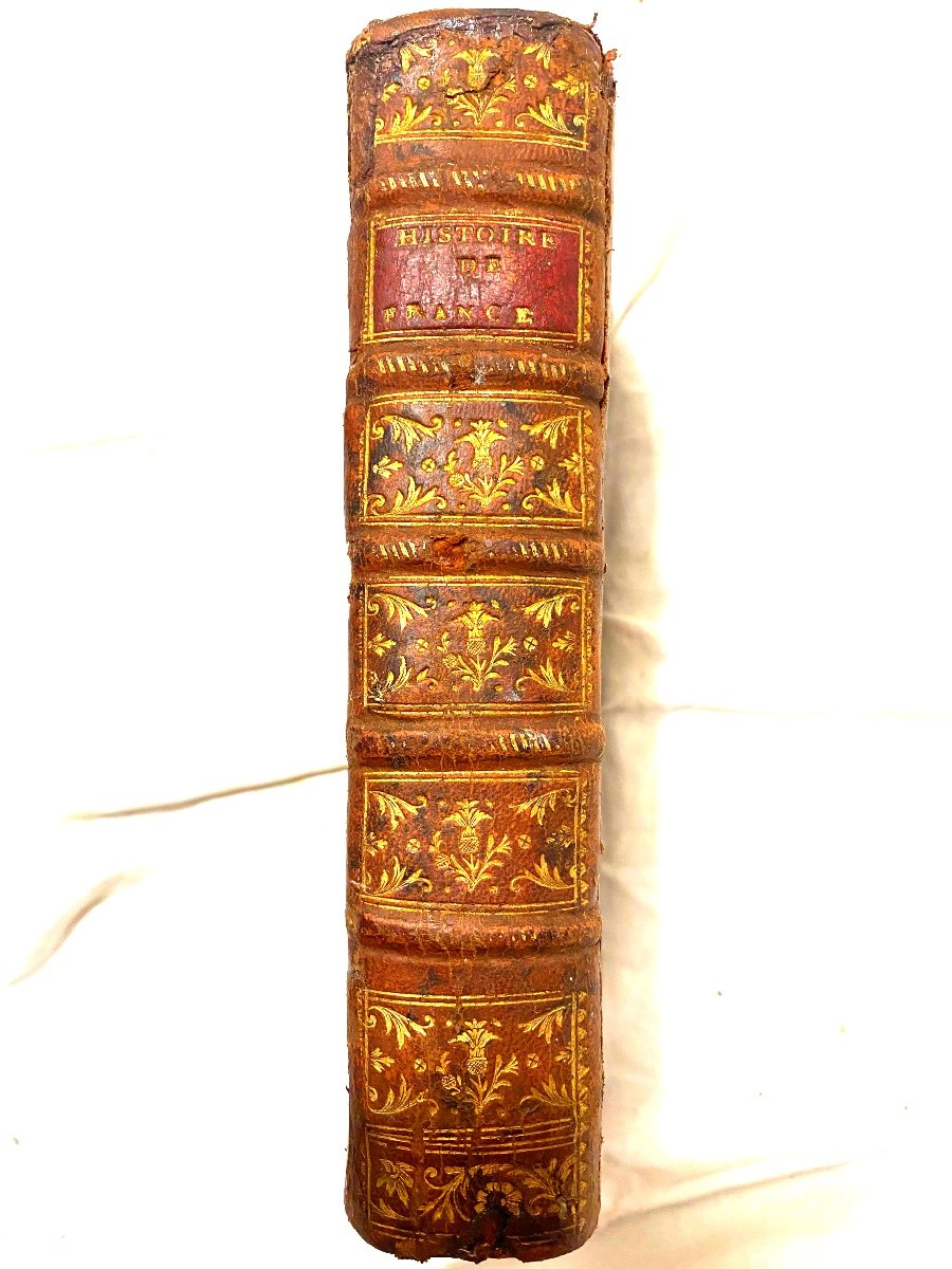  1 Vol. From The Library Of  De Pourtalès New Summary Of The History Of France 1746 