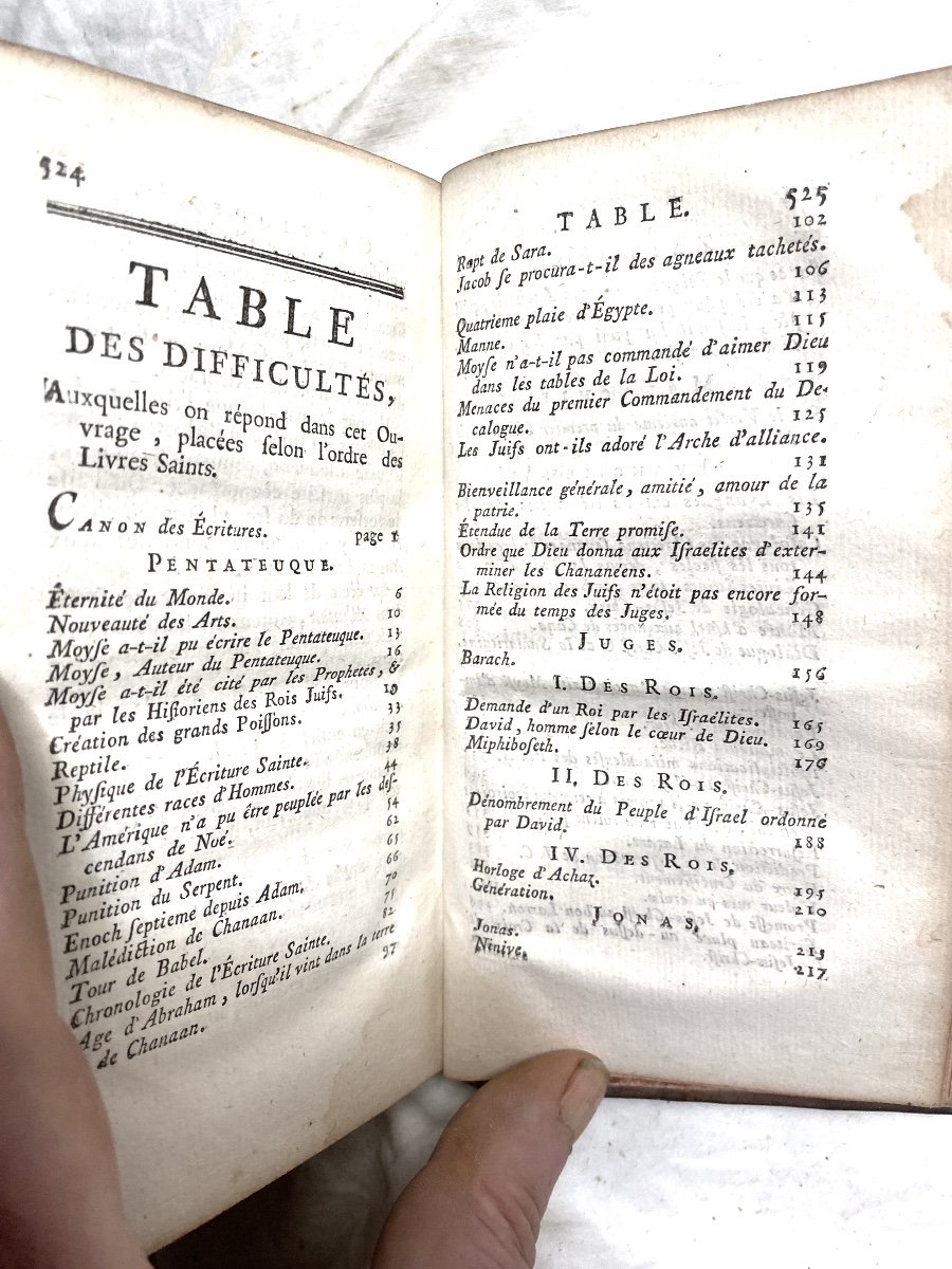 Beau Volume In 12 De 1774 Aux Armes d'Archevêque : Réponses Critiques Sur Plusieurs Difficultés-photo-7