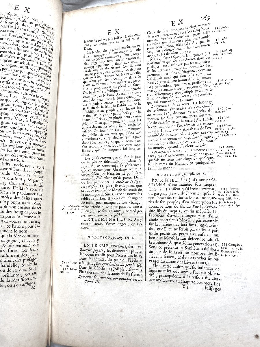 Supplement In Folio, 1728 To The Historical And Critical Dictionary Of The Bible By Dom Aug. Calm-photo-2