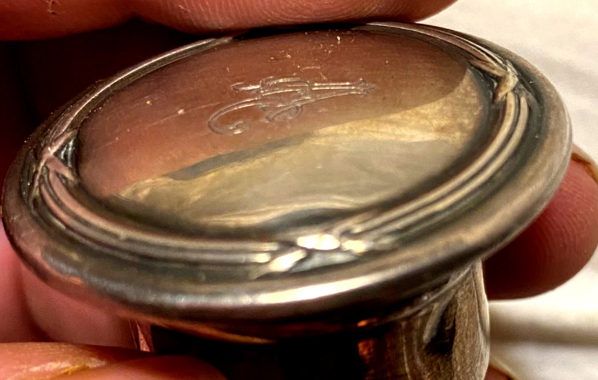 Romantic Beauty Box Filled With Two Silver Eyeshadow Boxes In The Shape Of A 19th Century Dog House-photo-4