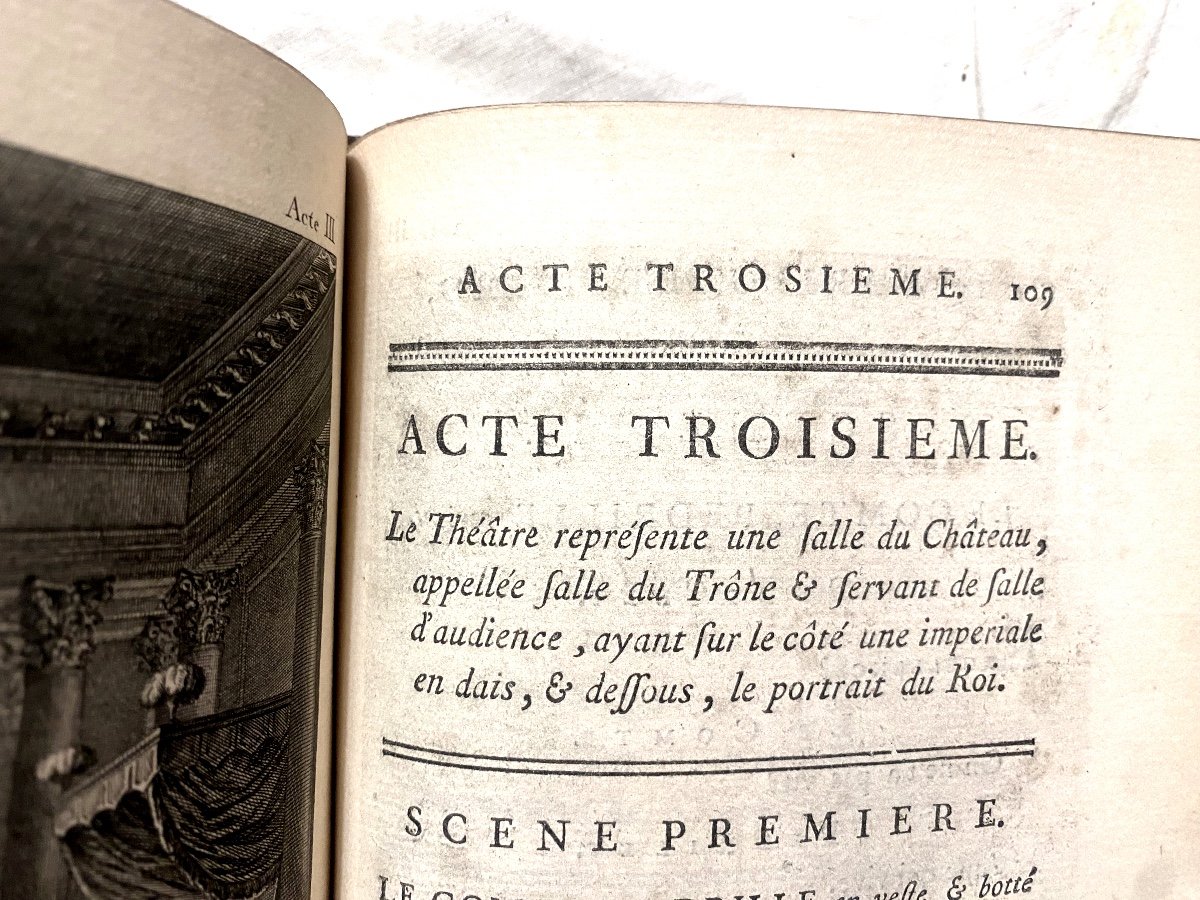 The Mad Day Or The Marriage Of Figaro, Original Edition Ruault, 1785. Vol. 8, Morocco-photo-7