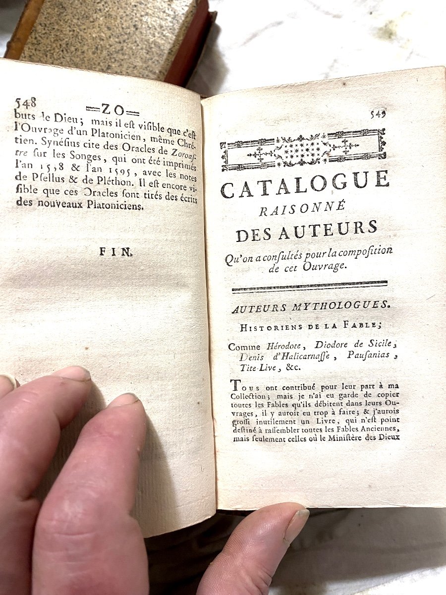 "the Manual Of Artists And Amateurs" In 4 Large Vol. In 12, In Paris 1770.-photo-7