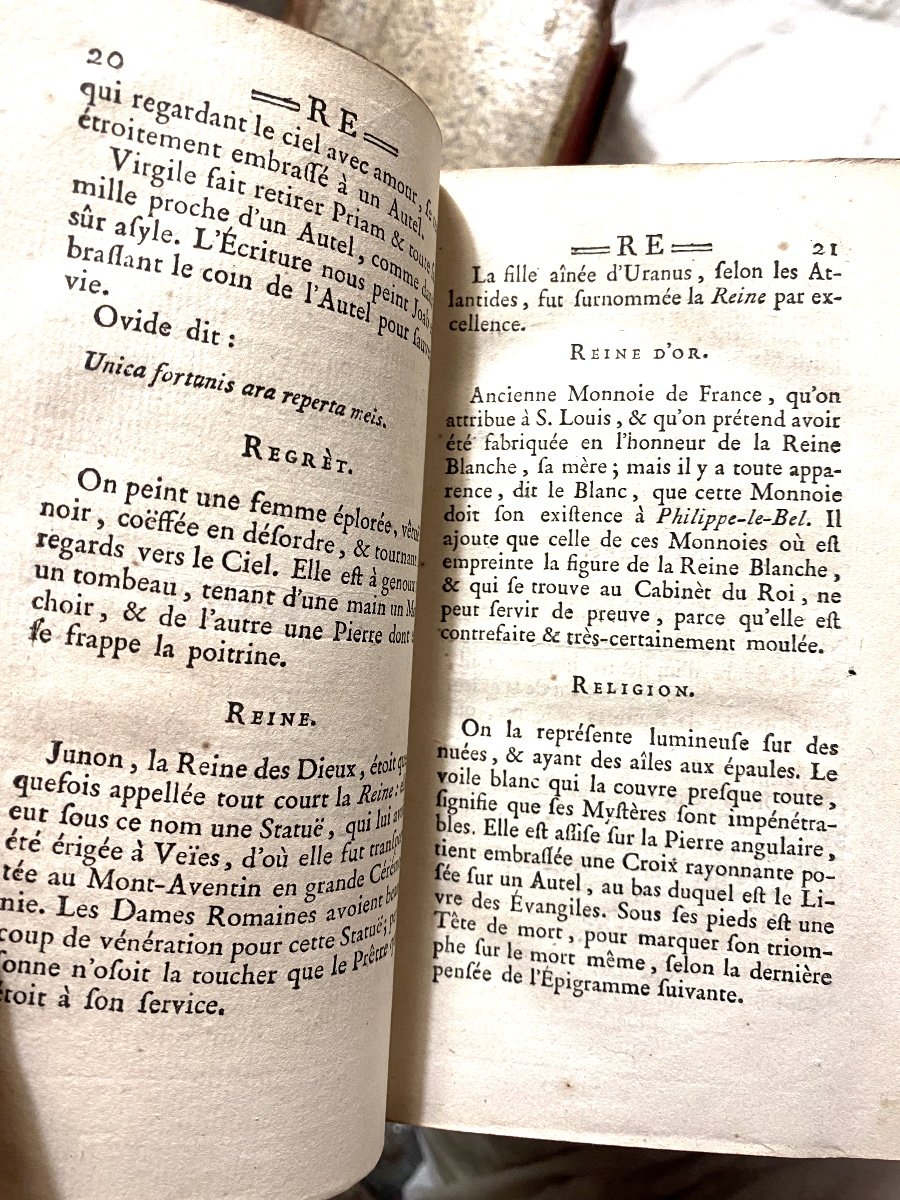 "the Manual Of Artists And Amateurs" In 4 Large Vol. In 12, In Paris 1770.-photo-8