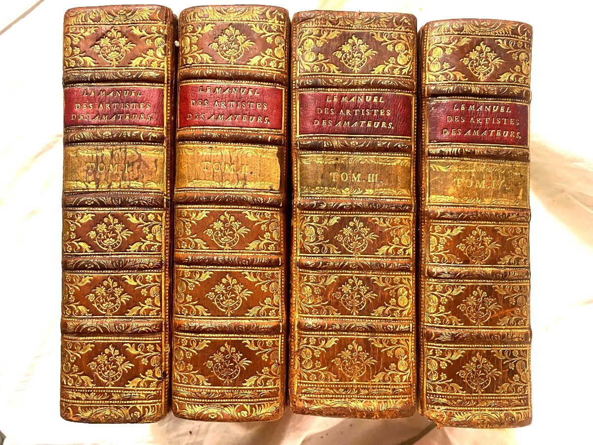 "the Manual Of Artists And Amateurs" In 4 Large Vol. In 12, In Paris 1770.