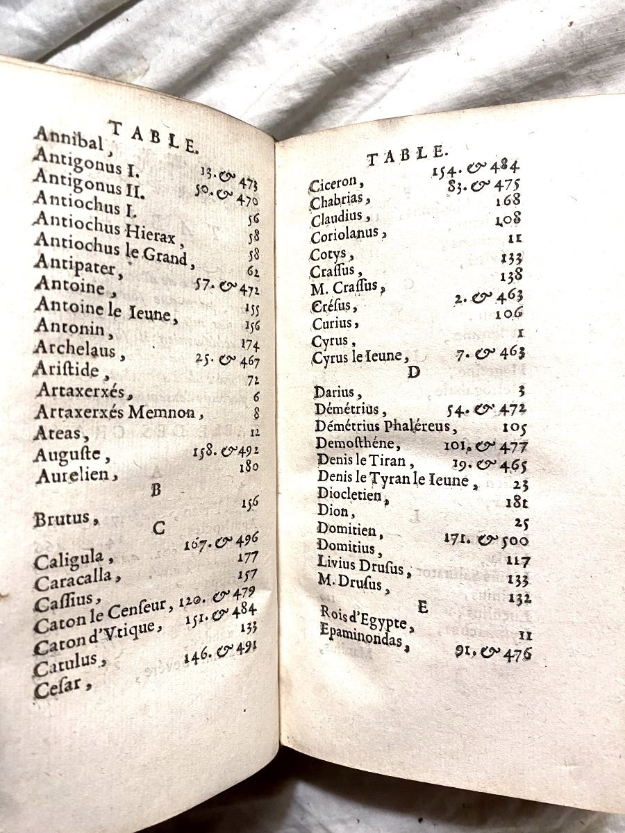 Strong Vol. In 12 With The Coat Of Arms In Paris 1664. "the Apophthegms Of The Ancients" Taken From Plutarch-photo-4